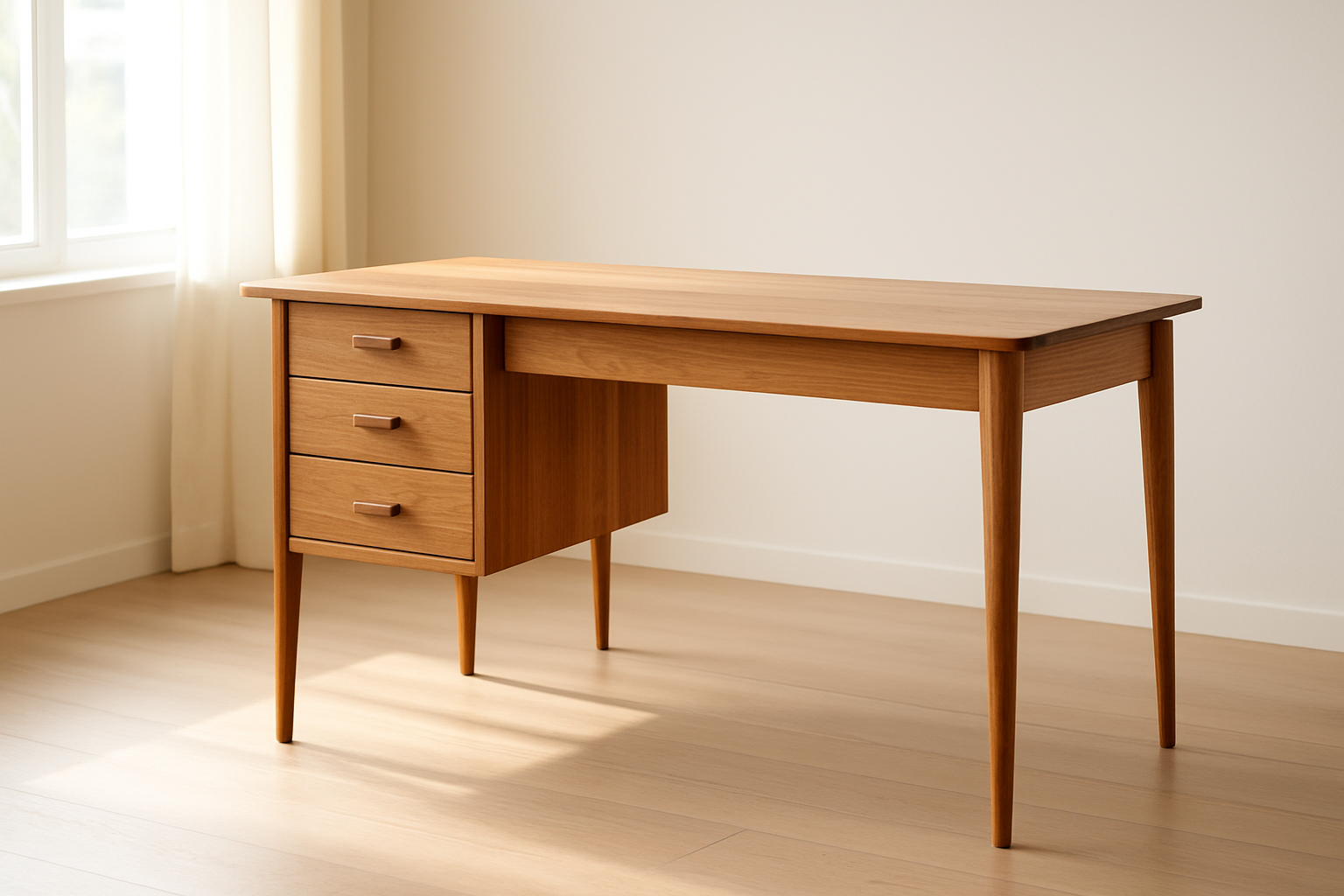 オーダーメイド家具 - elegant wooden custom-made desk