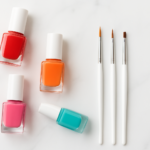 ネイルアート - vibrant nail polishes