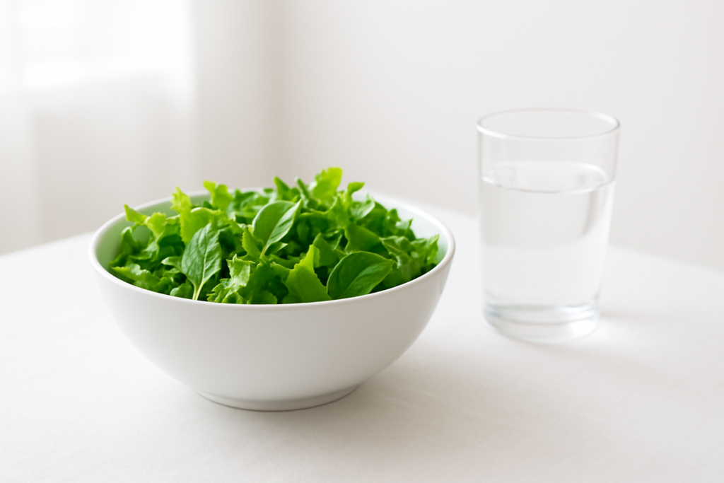 症状 - fresh green salad
