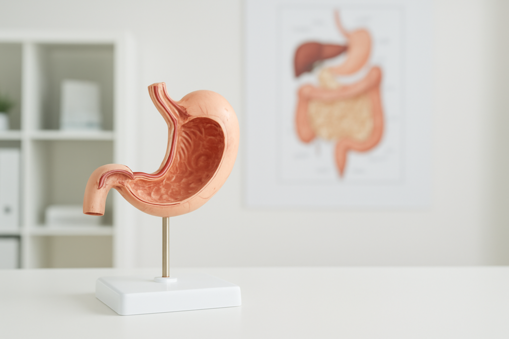 症状 - stomach anatomical model