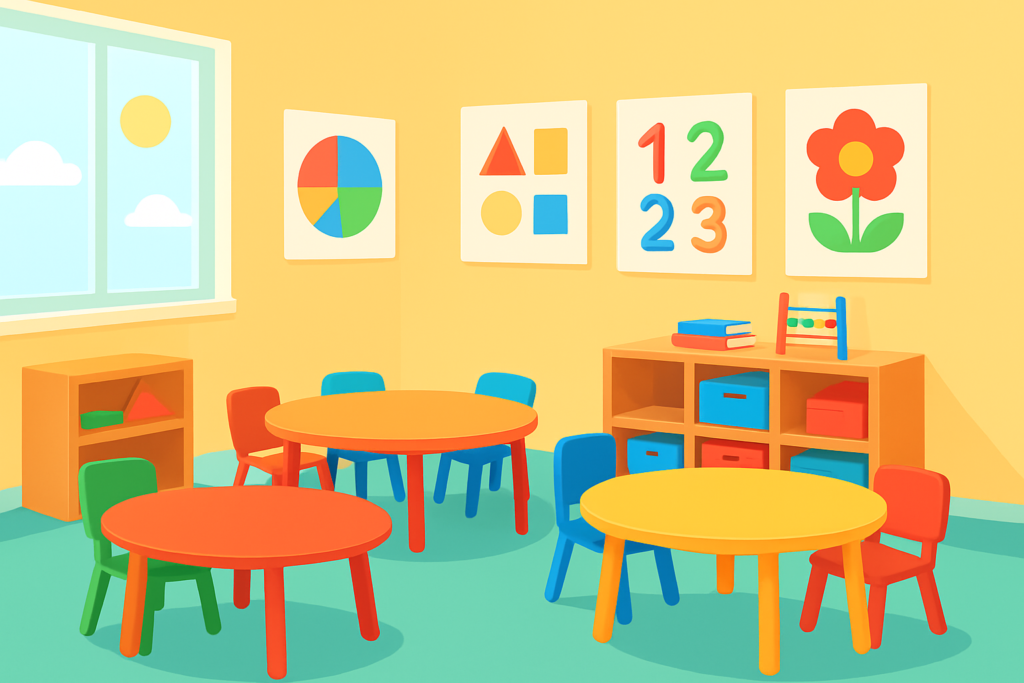 幼稚園 - kindergarten classroom