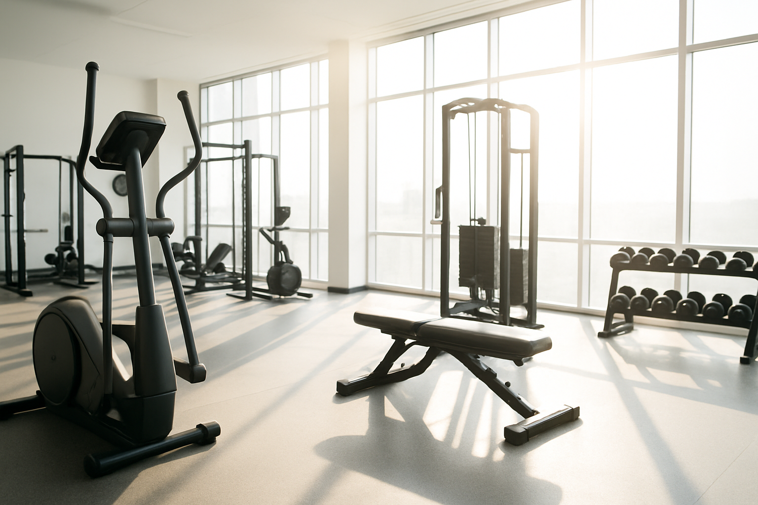 初心者 - modern gym interior