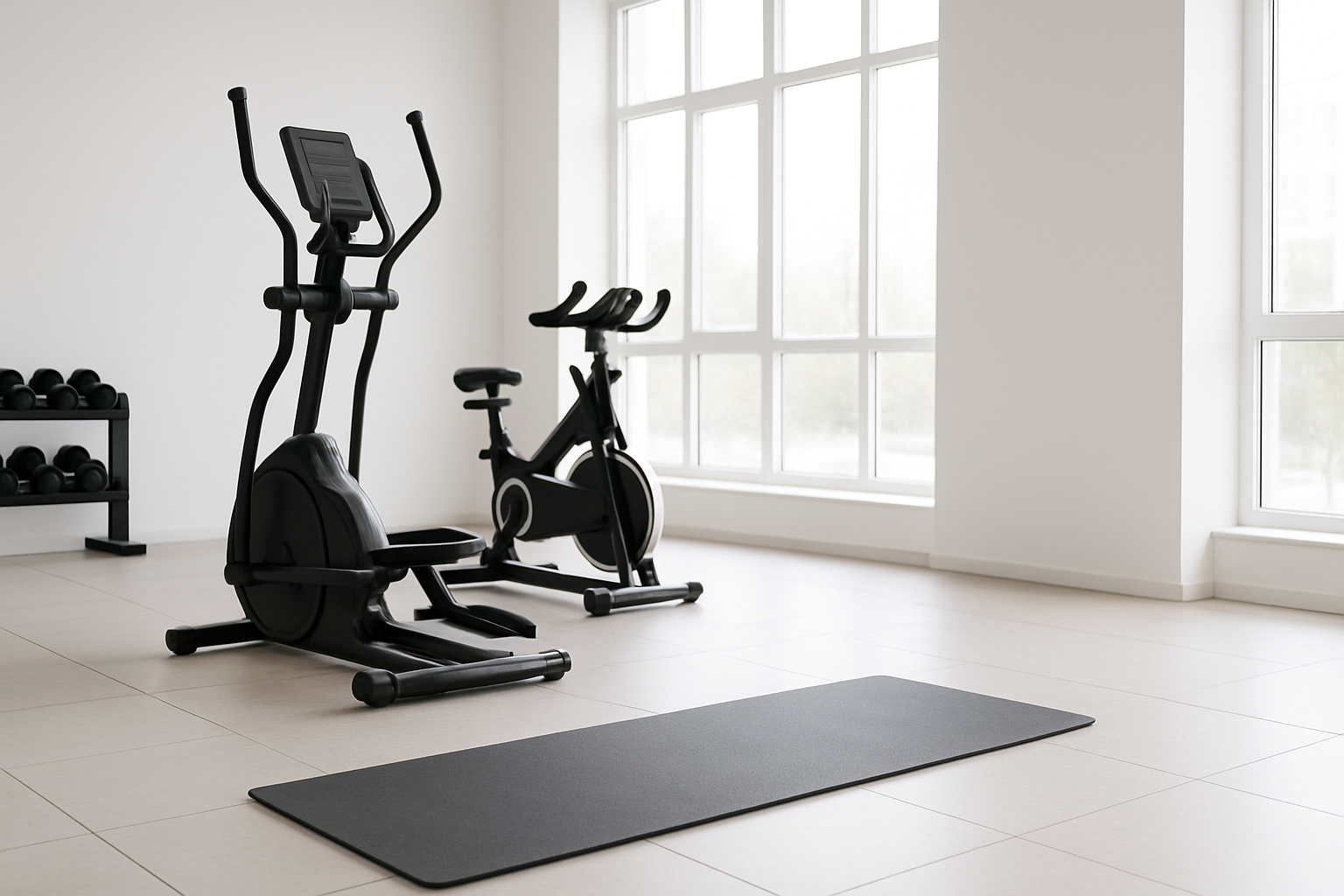 ジム - modern fitness equipment