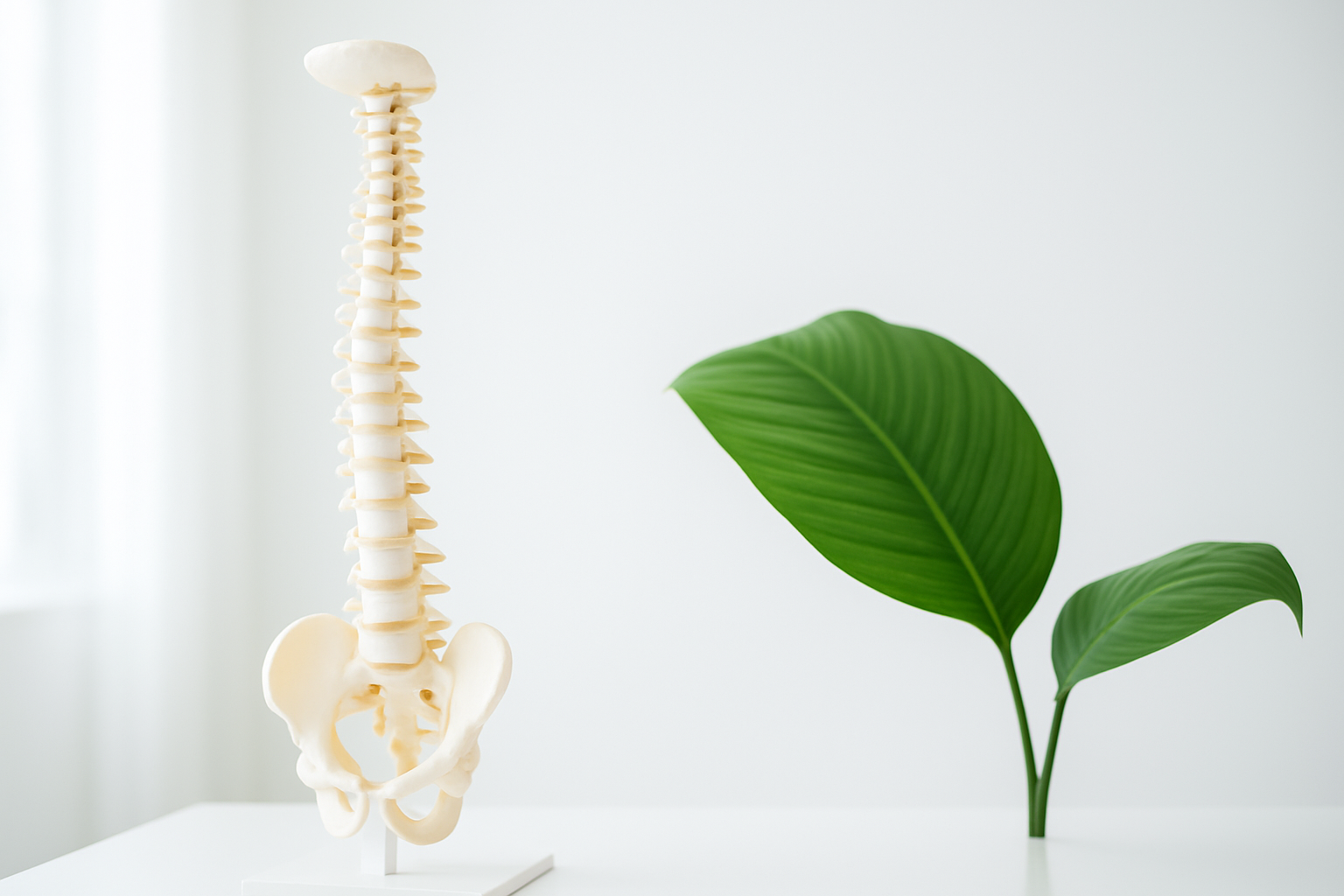 整骨院 - healthy spine model