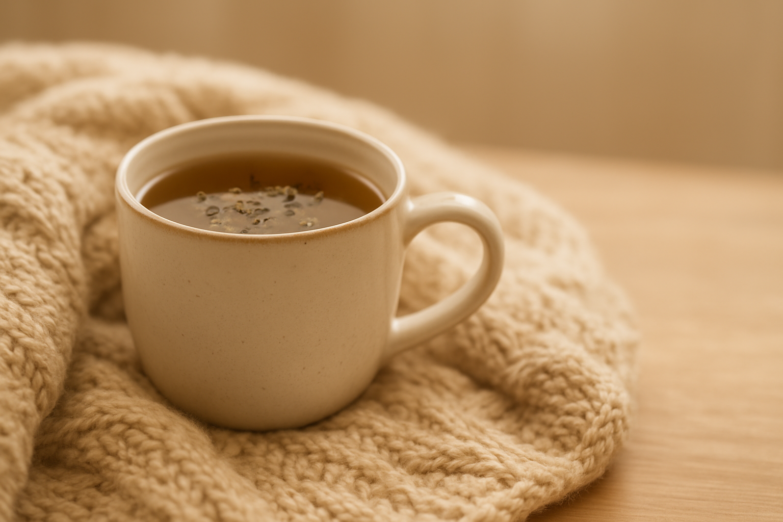 北千住 - ceramic mug of warming herbal tea