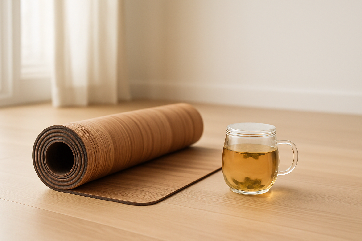 北千住 - wooden yoga mat