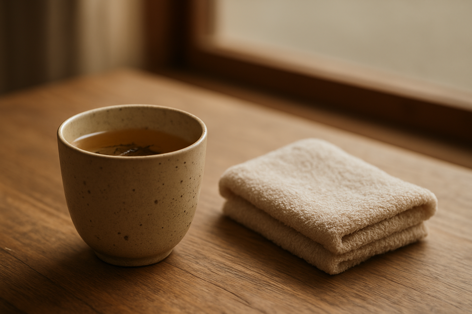 鍼灸 - warm herbal tea