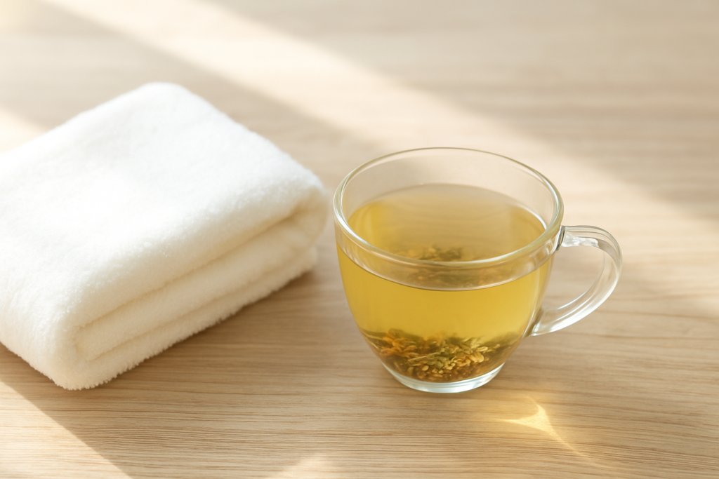 整骨院 - cup of herbal tea