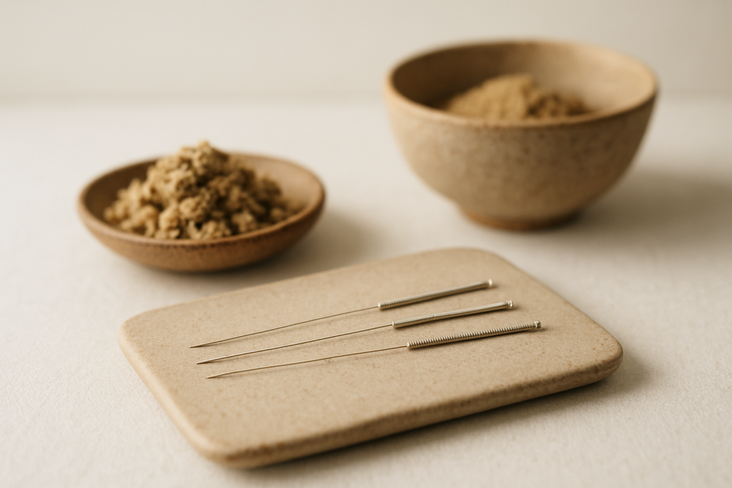 整骨院 - traditional acupuncture needles