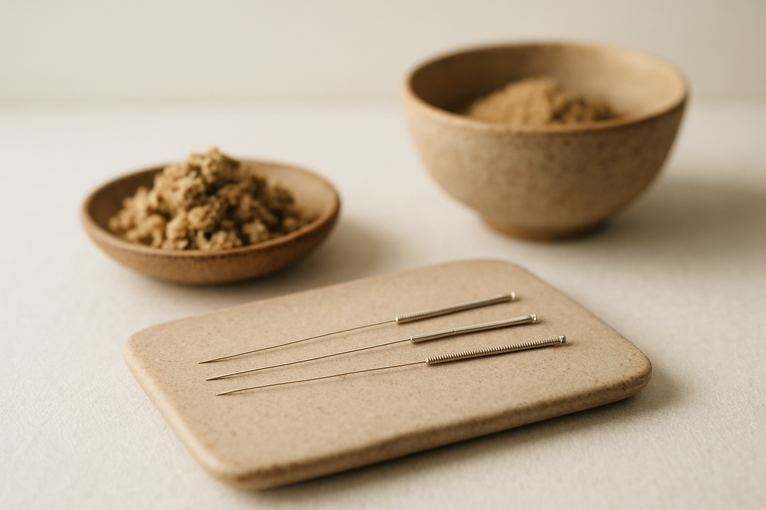 整骨院 - traditional acupuncture needles