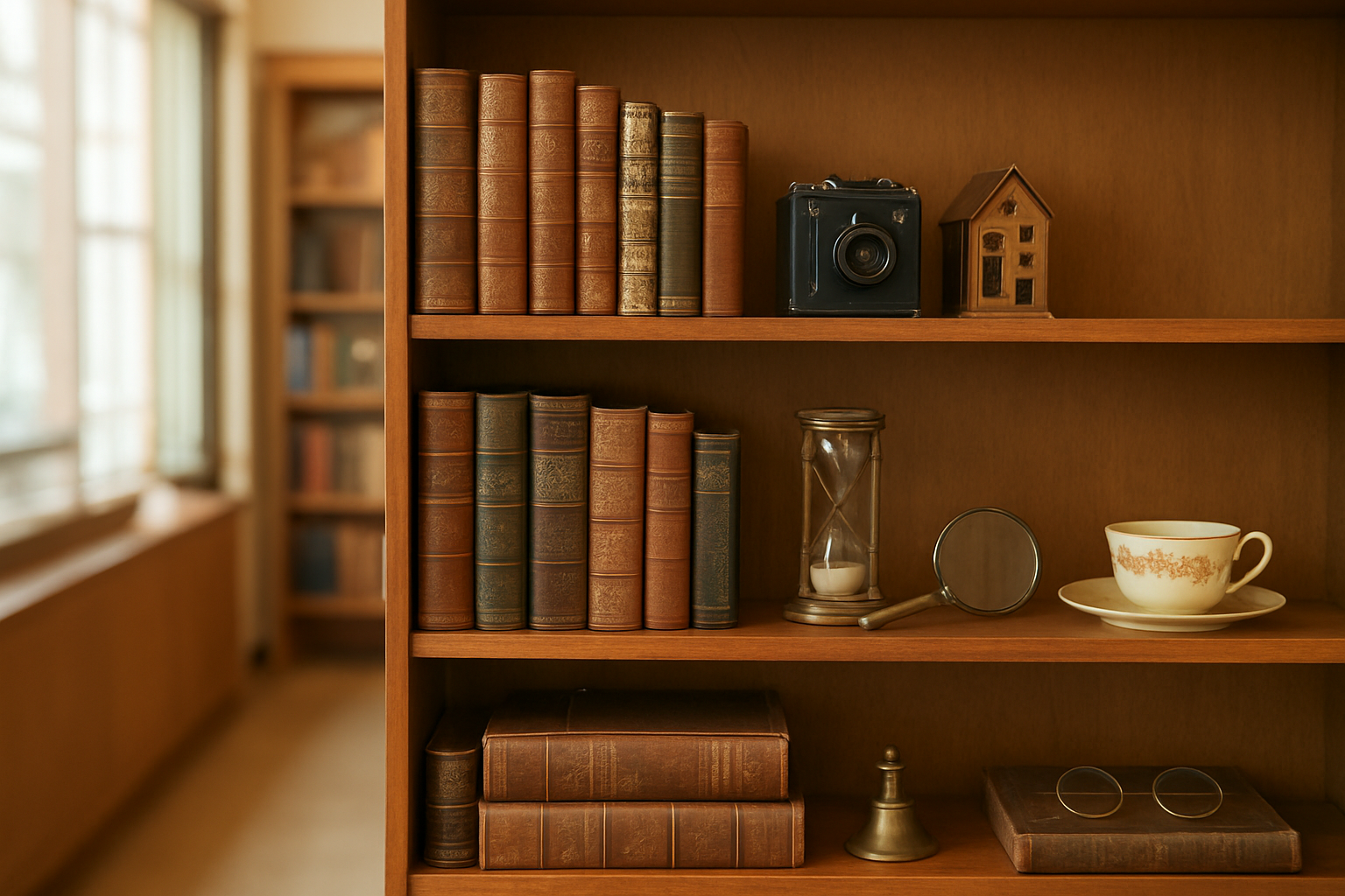 ホームページ公開後 運用方法 - shelves of collectible antique books