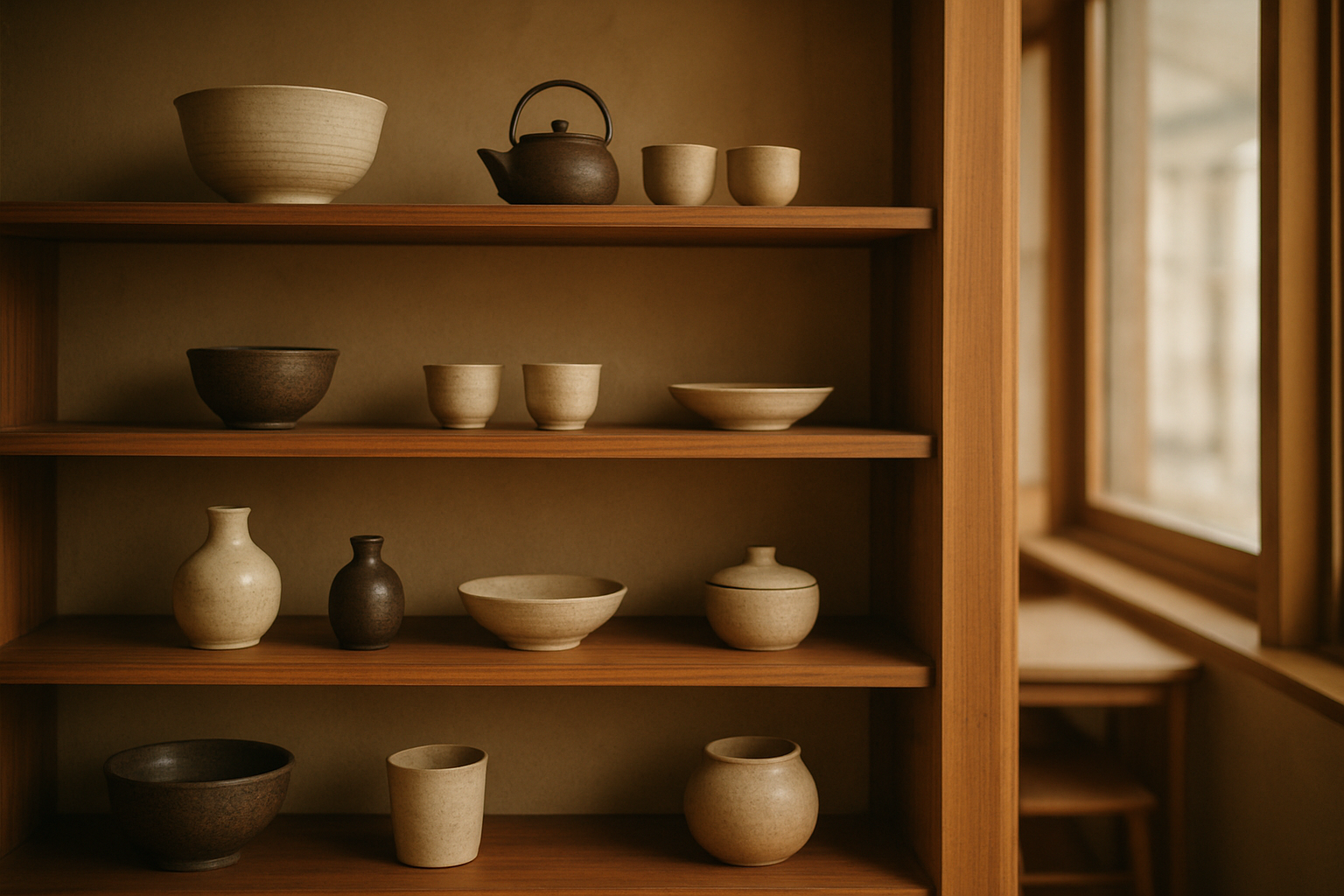ホームページ公開後 運用方法 - wooden display shelves